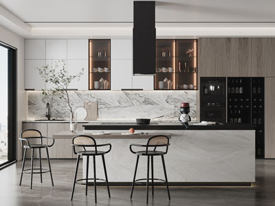 现代开放式厨房