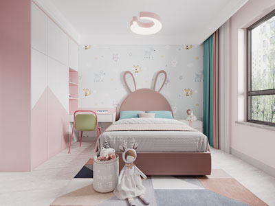 现代公主房、儿童房、卧室