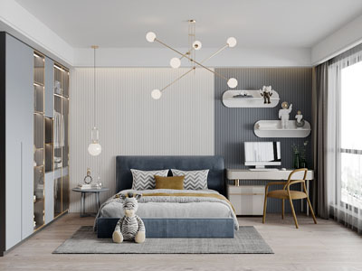 现代卧室儿童房