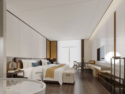 新中式酒店客房