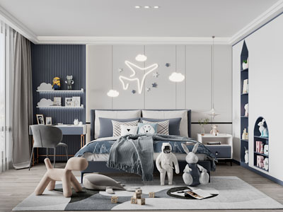 现代卧室儿童房