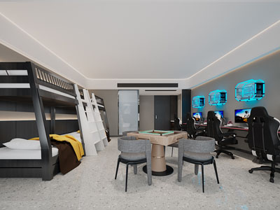 现代电竞游戏包房