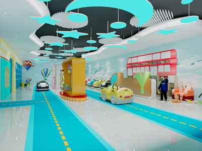 现代儿童游乐场