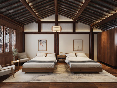 新中式民宿客房