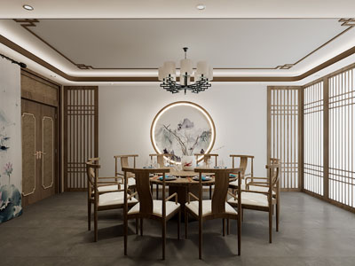 新中式酒店包厢包间