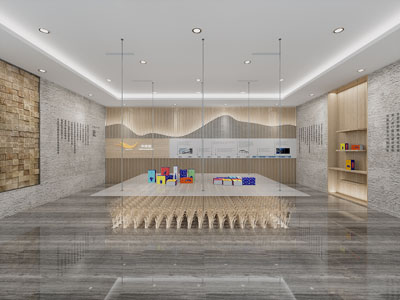 新中式企业文化宣传展厅展览