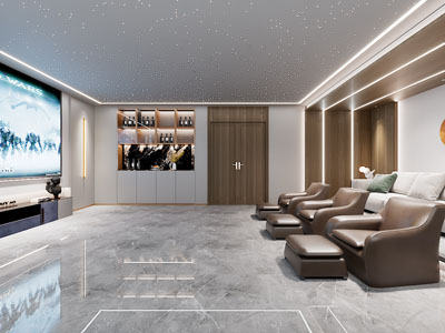 现代影音室、视听室