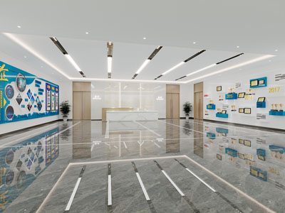 现代企业展厅展览