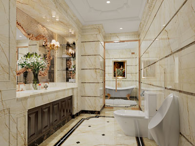 欧式酒店卫浴间