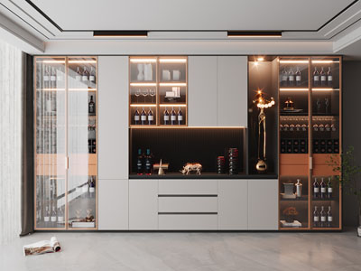现代轻奢酒柜