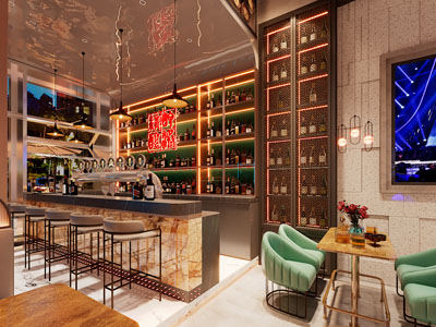 现代轻奢酒吧