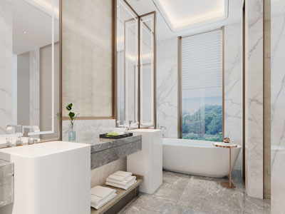 现代轻奢卫浴间