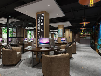 后现代网吧、网咖