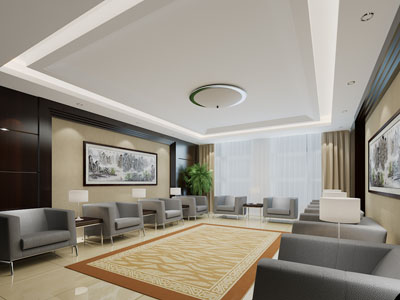 新中式贵宾室、接待厅