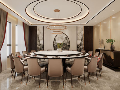 新中式酒店包厢包间