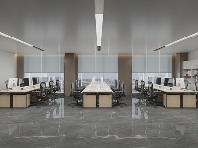 现代公共办公区