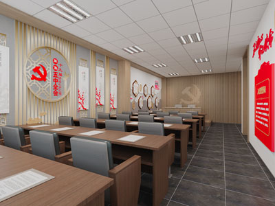 新中式党建文化宣传室