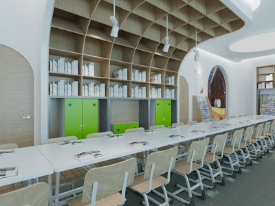 现代阅览室、图书馆、书吧