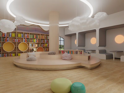 现代阅览室、图书馆、书吧