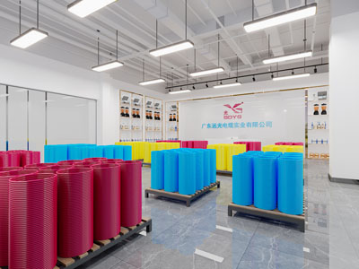 现代光电企业展览展厅