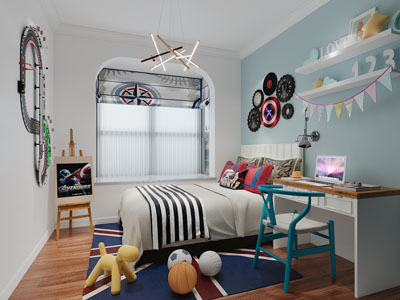 地中海儿童房卧室