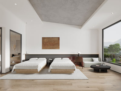 现在民宿酒店客房