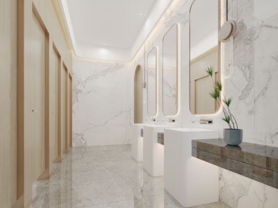 现代公共卫生间