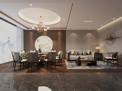 新中式酒店包厢包间