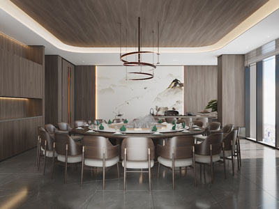 新中式酒店包厢包间