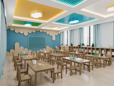 北欧幼儿园教室