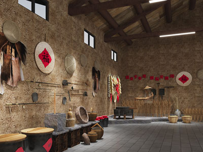 中式民宿展厅展览