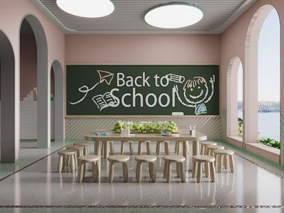 北欧幼儿园教室