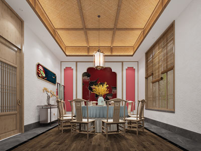 新中式酒店包厢包间