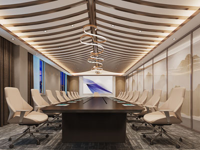 新中式会议室