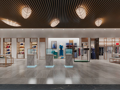 现代轻奢服装专卖店