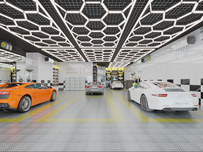 后现代汽车美容维修店