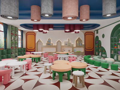 现代幼儿园活动教室