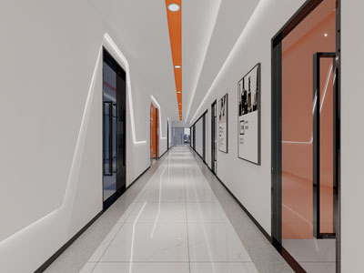 后现代走廊过道