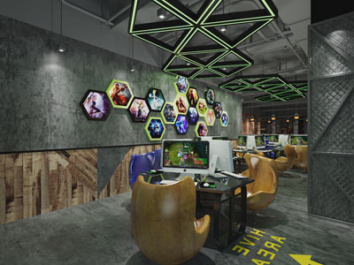 工业loft网吧网咖