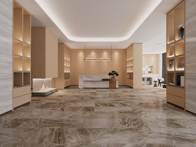 新中式大堂前台接待区