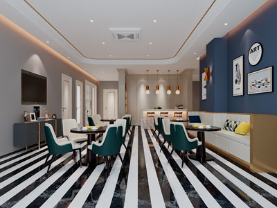 现代茶水间、水吧休息区