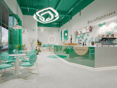 现代轻奢果汁、饮料奶茶店