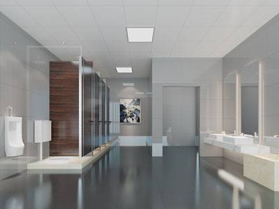 现代公共卫生间