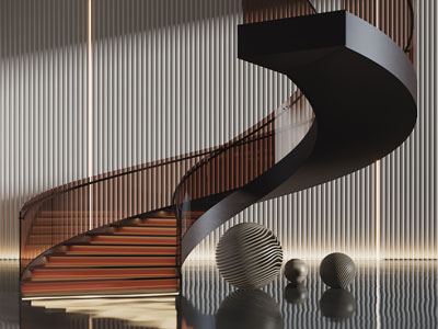 现代楼梯间