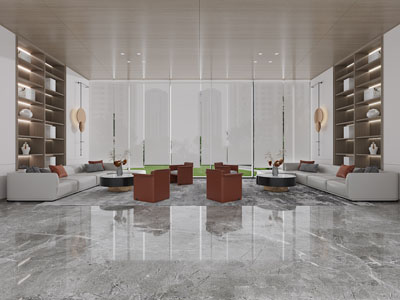 现代大堂休闲区、接待区