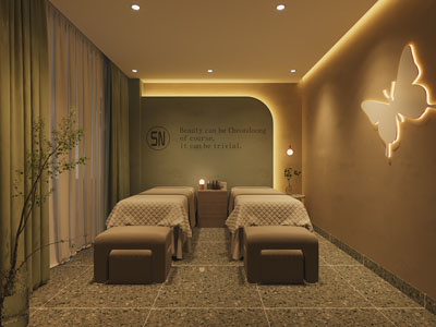 现代会所spa美容按摩院3d模型 现代会所spa美容按摩院