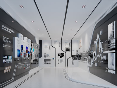 现代企业文化宣传展厅展览