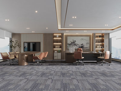 新中式董事长经理办公室