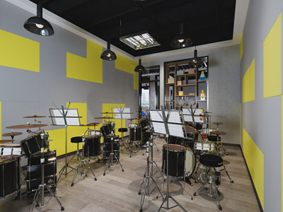 现代架子鼓音乐教室