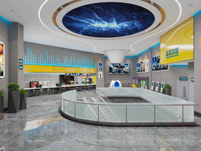 现代一站式购物商场3d模型 现代一站式购物商场